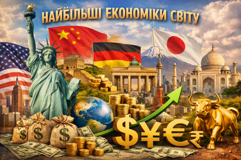 Найпотужніші економіки світу за обсягом валового внутрішнього продукту: де знаходиться Україна в цьому рейтингу?