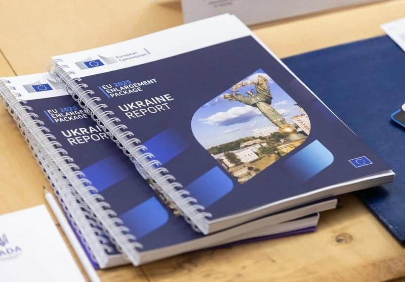 Матернова надала українському керівництву оптимістичний звіт Єврокомісії щодо процесу розширення.